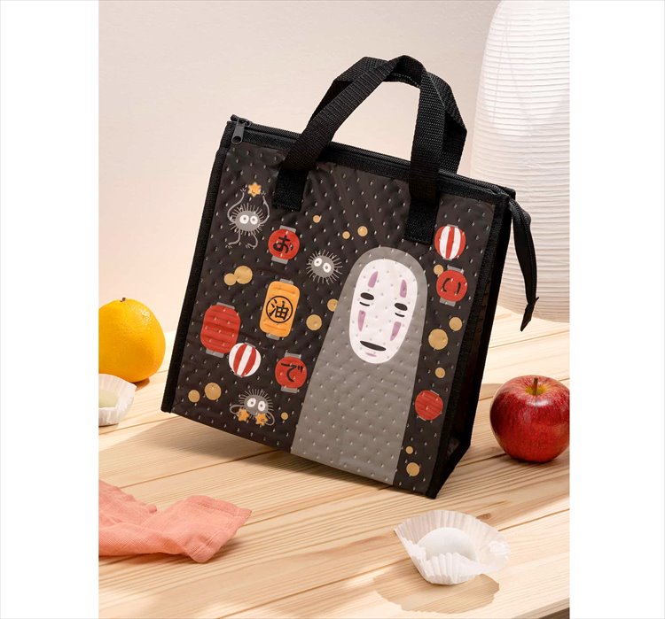 Spirited Away - No Face Insulated Lunch Tote Bag Spirited Away - No Face Insulated Lunch Tote Bag