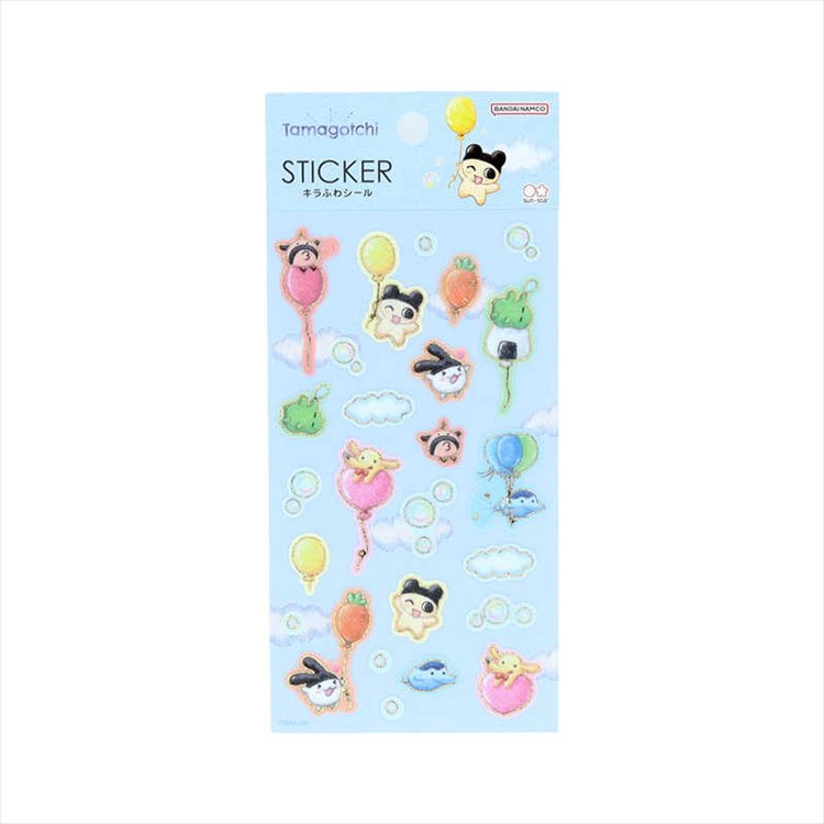 Tamagotchi - Balloons Gold Foil Stickers Tamagotchi - Balloons Gold Foil Stickers