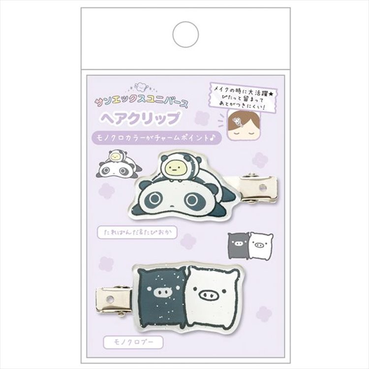 San X - Tarepanda and Monochrome Boo Glitter Hair clip San X - Tarepanda and Monochrome Boo Glitter Hair clip