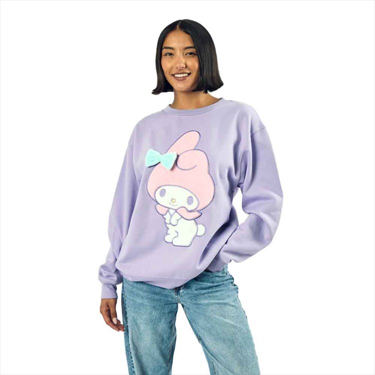 Sanrio - My Melody 3D Bow Juniors Oversized Sweatshirt M