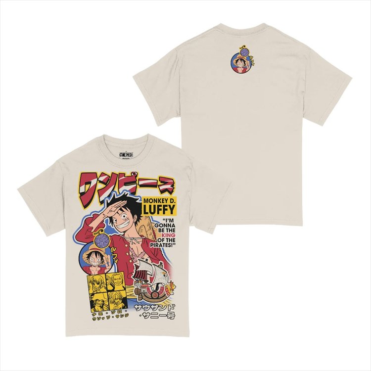 One Piece - Manga Zine Luffy T-Shirt M One Piece - Manga Zine Luffy T-Shirt M