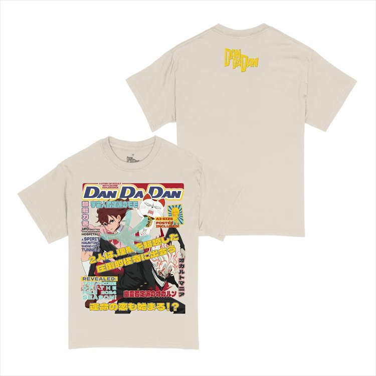DanDaDan - Manga Zine Panels T-Shirt L DanDaDan - Manga Zine Panels T-Shirt L