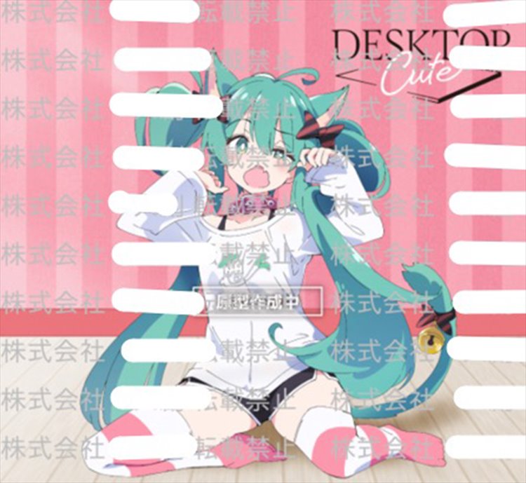 Vocaloid - Hatsune Miku Desktop Cute Figure