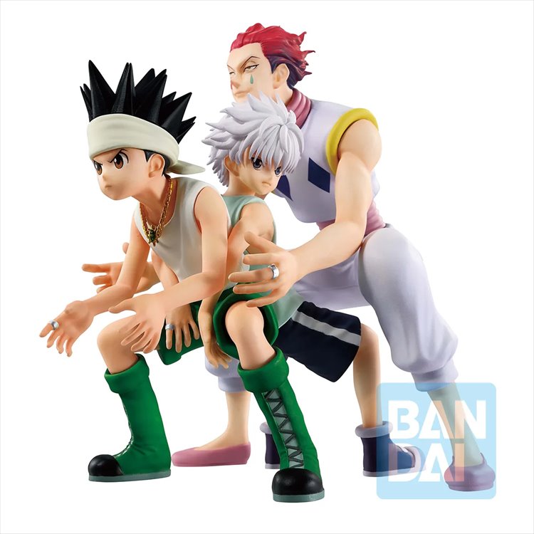 Hunter x Hunter - Gon x Killua x Hisoka Greed Island Masterrise Ichibansho Figure - Click Image to Close