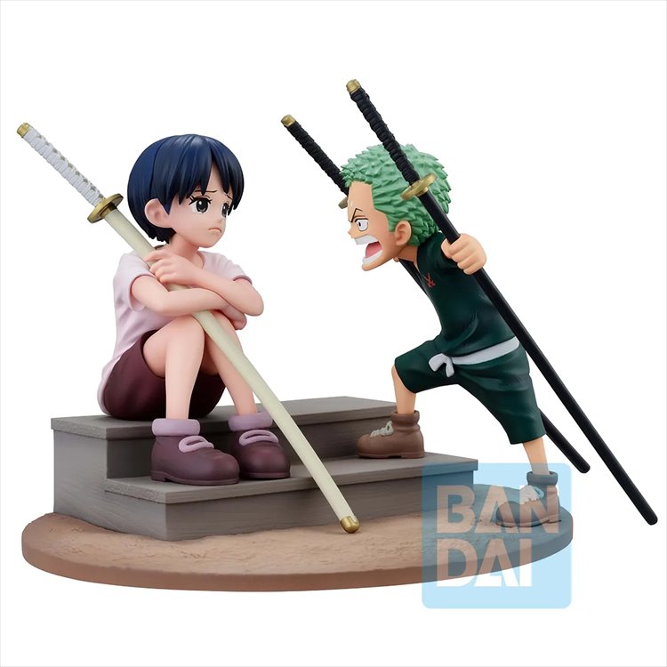 One Piece - Roronoa Zoro & Kuina Revible Moment Ichibansho Figure