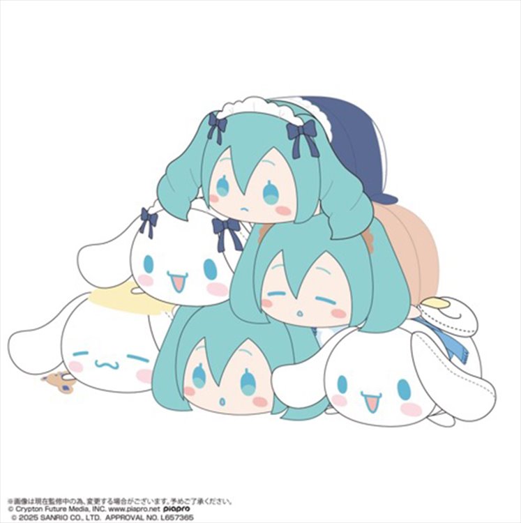Vocaloid x Cinnamoroll - Potekoro Mascot 3 SINGLE BLIND BOX Vocaloid x Cinnamoroll - Potekoro Mascot 3 SINGLE BLIND BOX