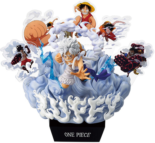 One Piece - Monkey.D.Luffy Gear 5 Ondimension Memories of Adventure and The Shipping Route The Future Ichibansho Figure One Piece - Monkey.D.Luffy Gear 5 Ondimension Memories of Adventure and The Shipping Route The Future Ichibansho Figure