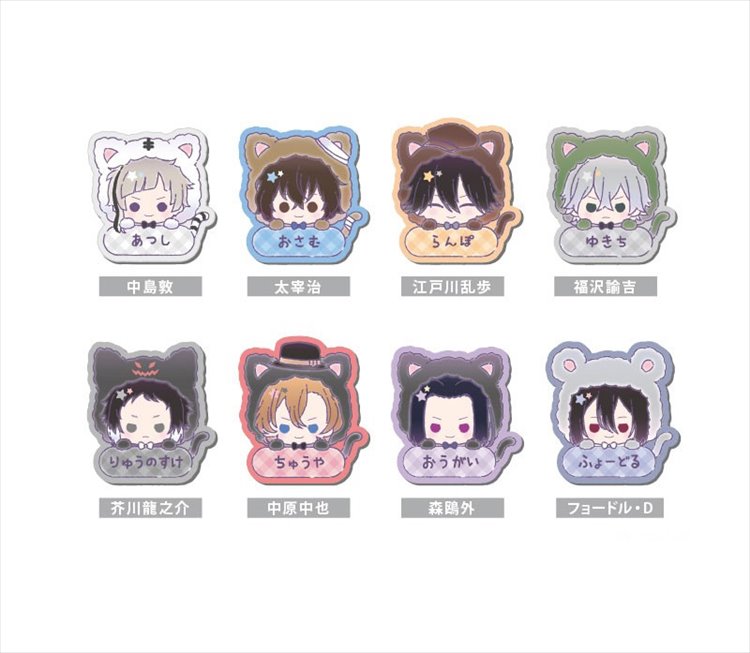 Bungo Stray Dogs - Dogs Name Acrylic Keychain SINGLE BLIND BOX Bungo Stray Dogs - Dogs Name Acrylic Keychain SINGLE BLIND BOX