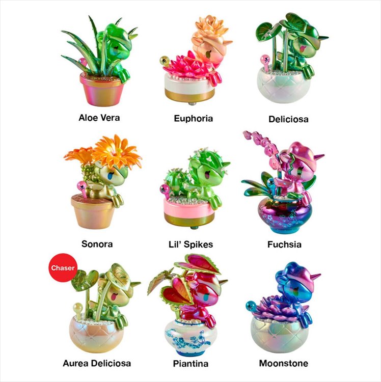 TokiDoki - Botanical Chrome Unicorno SINGLE BLIND BOX TokiDoki - Botanical Chrome Unicorno SINGLE BLIND BOX
