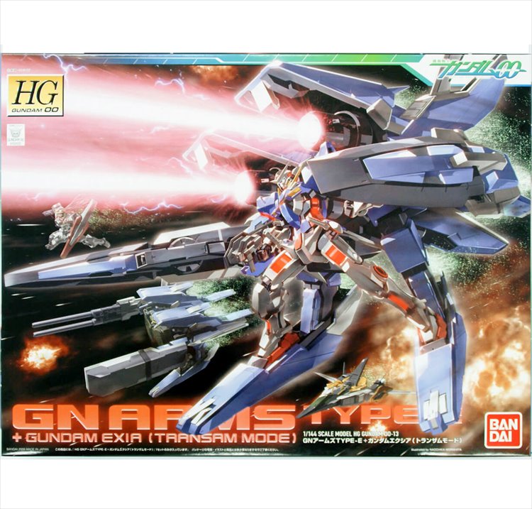 Gundam 00 - 1/144 HG GN Arms Type E and Gundam Exia - Click Image to Close