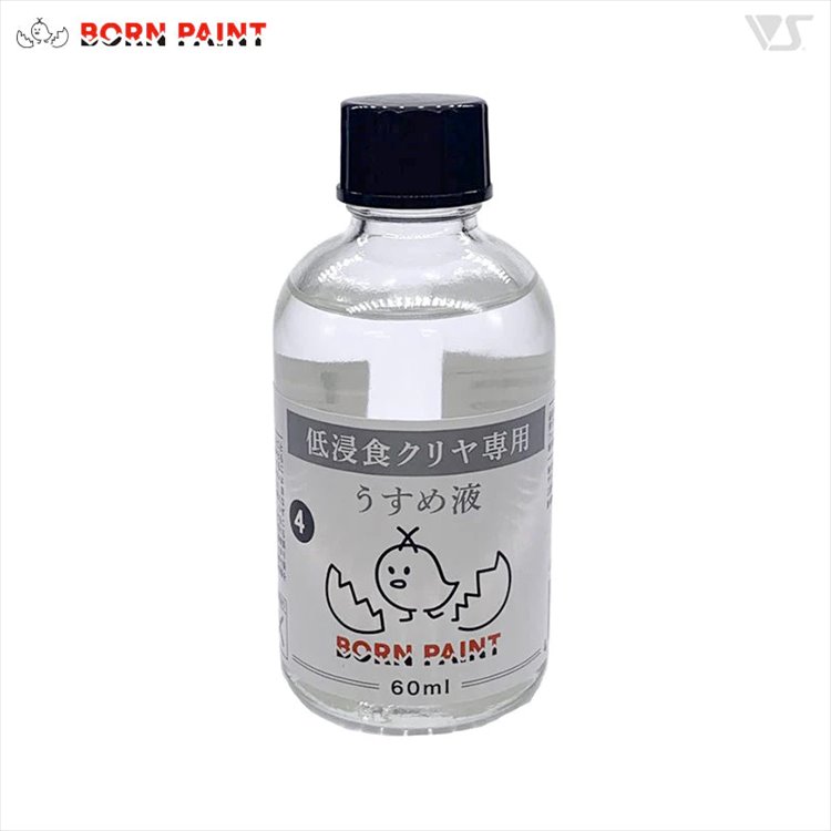 Born Paint - 004 Ultra-Low Erosion Clear Thinner 60ml