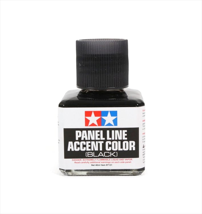 Tamiya - Panel Line Accent Color Black Tamiya - Panel Line Accent Color Black