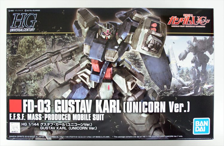 Gundam -1/144 HGUC GUNDAM Gustav Karl Unicorn Ver. Gundam -1/144 HGUC GUNDAM Gustav Karl Unicorn Ver.