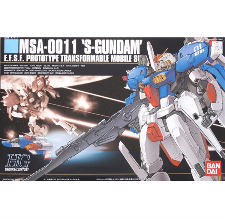 Gundam - 1/144 HGUC MSA-0011 S-Gundam Gundam - 1/144 HGUC MSA-0011 S-Gundam