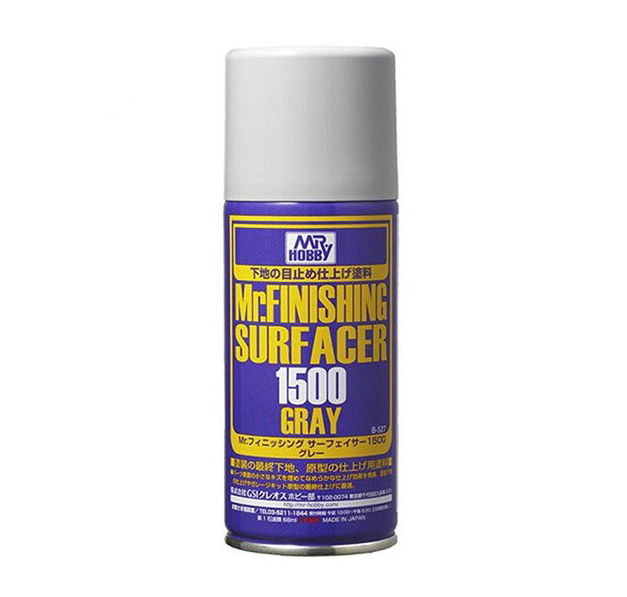 Mr Color - Mr Finishing Surfacer 1500 Gray Spray Can Mr Color - Mr Finishing Surfacer 1500 Gray Spray Can