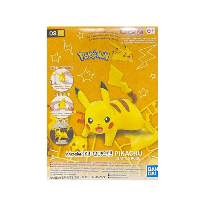 Pokemon - Pikachu Battle Pose Model Kit Quick Pokemon - Pikachu Battle Pose Model Kit Quick
