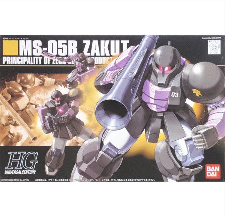 Gundam - 1/144 HGUC Zaku I Black Tri Stars Gundam - 1/144 HGUC Zaku I Black Tri Stars
