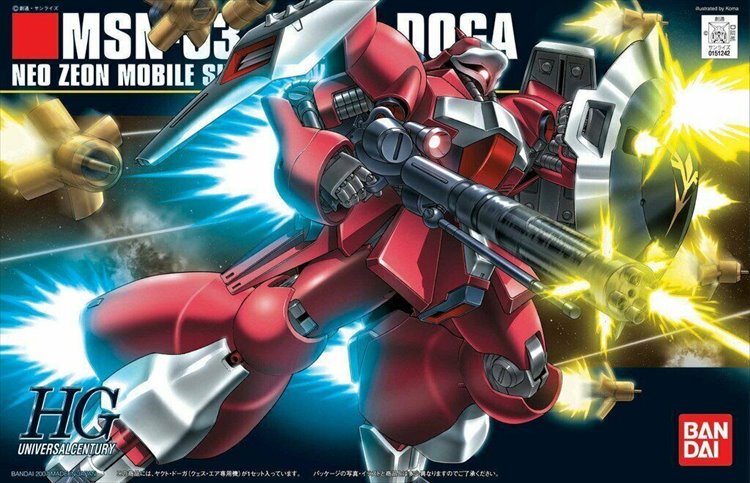 Gundam - 1/144 HGUC Jagd Doga Quess Chars Counterattack Gundam - 1/144 HGUC Jagd Doga Quess Chars Counterattack