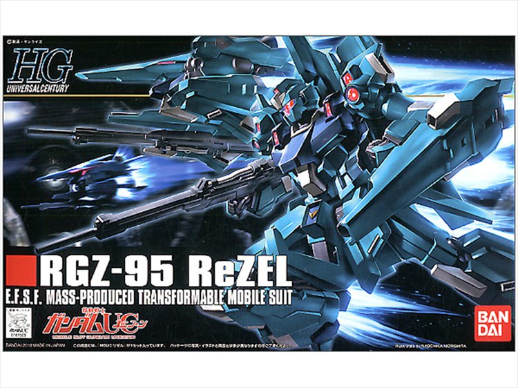 Gundam - 1/144 HGUC RGZ-95 ReZEL Gundam - 1/144 HGUC RGZ-95 ReZEL
