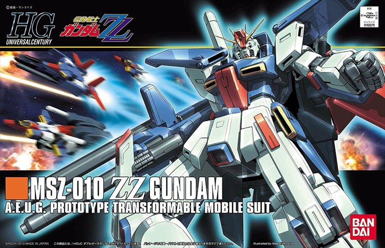 Gundam - 1/144 HGUC MSZ-010 ZZ Gundam Model Kit Gundam - 1/144 HGUC MSZ-010 ZZ Gundam Model Kit