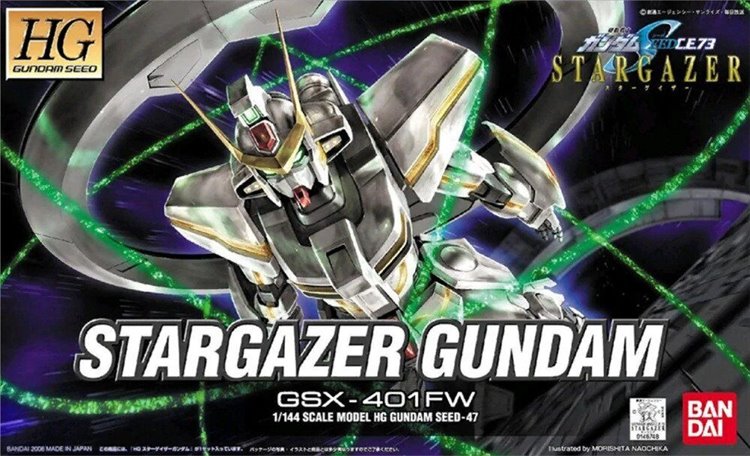 Gundam Seed - 1/144 HG GSX-401FW Stargazer Gundam Model Kit Gundam Seed - 1/144 HG GSX-401FW Stargazer Gundam Model Kit