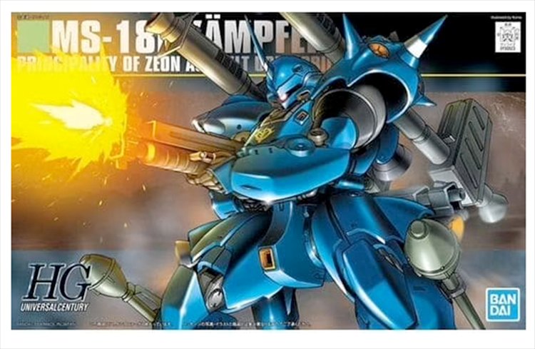 Gundam - 1/144 HGUC MS-18E Kampfer Model Kit Gundam - 1/144 HGUC MS-18E Kampfer Model Kit