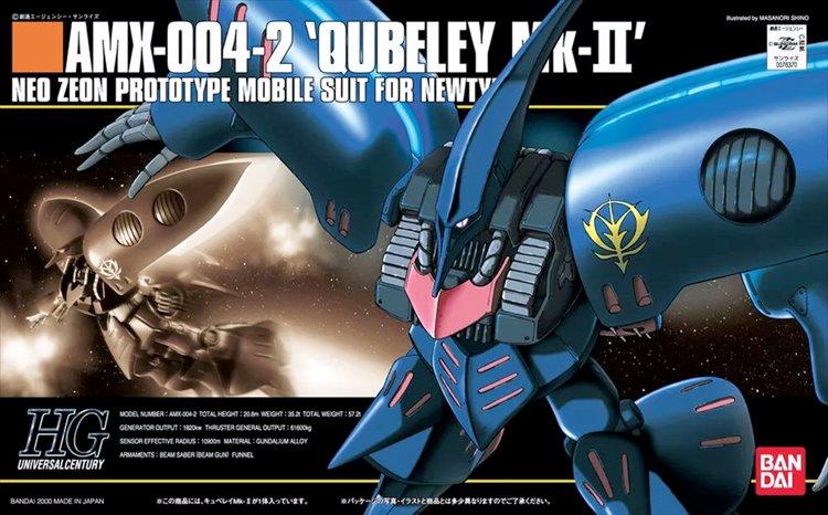 Gundam - 1/144 HGUC AMX-004 Qubeley Mk-II Gundam - 1/144 HGUC AMX-004 Qubeley Mk-II