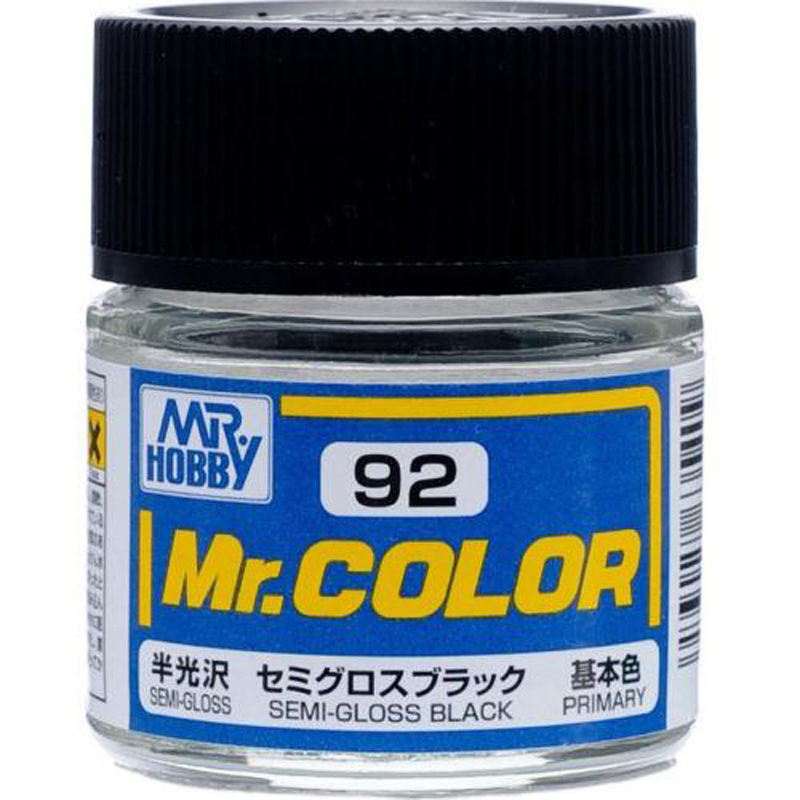 Mr Color - C92 Semi Gloss Black 10ml Mr Color - C92 Semi Gloss Black 10ml