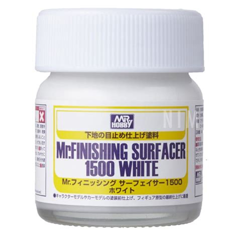 Mr Hobby - Mr. Finishing Surfacer 1500 White 40ml Mr Hobby - Mr. Finishing Surfacer 1500 White 40ml