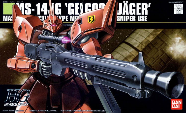 Gundam - 1/144 HGUC MS-14JG Gelgoog Jager Model Kit Gundam - 1/144 HGUC MS-14JG Gelgoog Jager Model Kit