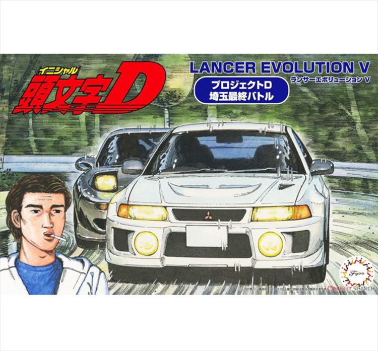Initial D - 1/24 Lancer Evolution V Model Kit Initial D - 1/24 Lancer Evolution V Model Kit