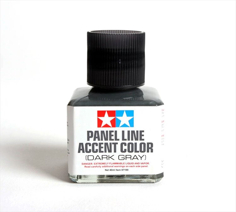 Tamiya - Panel Line Accent Color Dark Gray Tamiya - Panel Line Accent Color Dark Gray