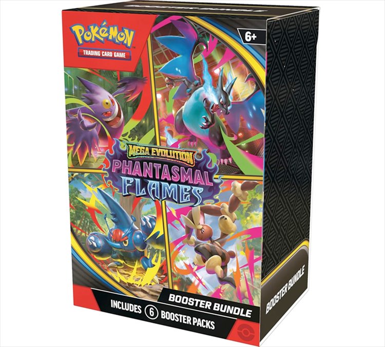 Pokemon - TCG Mega Evolution Phantasmal Flames Booster Bundle Pokemon - TCG Mega Evolution Phantasmal Flames Booster Bundle