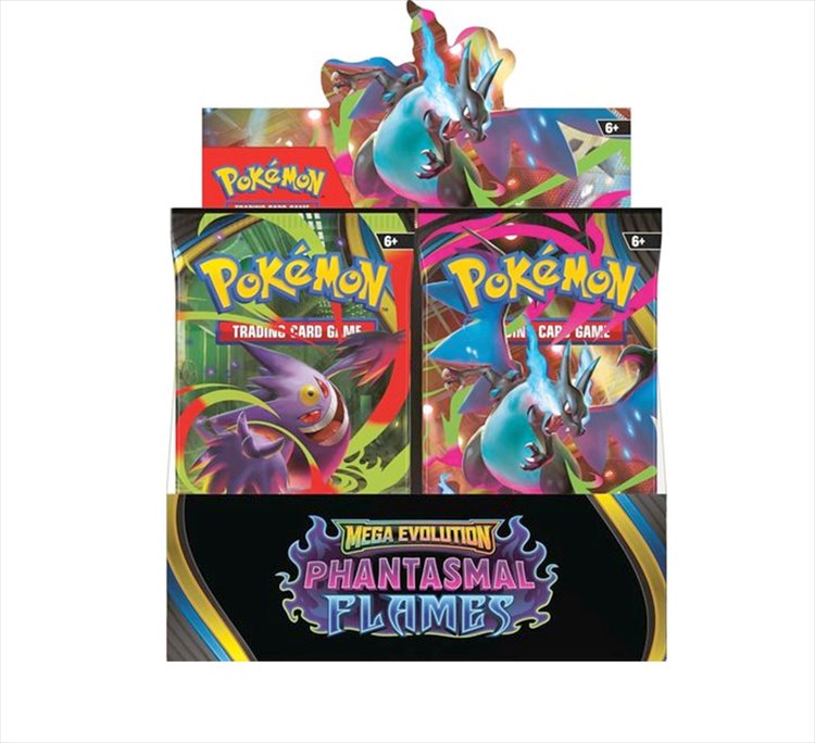 Pokemon - TCG Mega Evolution Phantasmal Flames Booster Limit to 4 Pokemon - TCG Mega Evolution Phantasmal Flames Booster Limit to 4