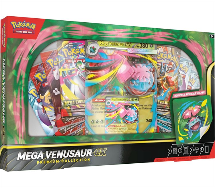 Pokemon - TCG Mega Venusaur ex Premium Collection Box Pokemon - TCG Mega Venusaur ex Premium Collection Box