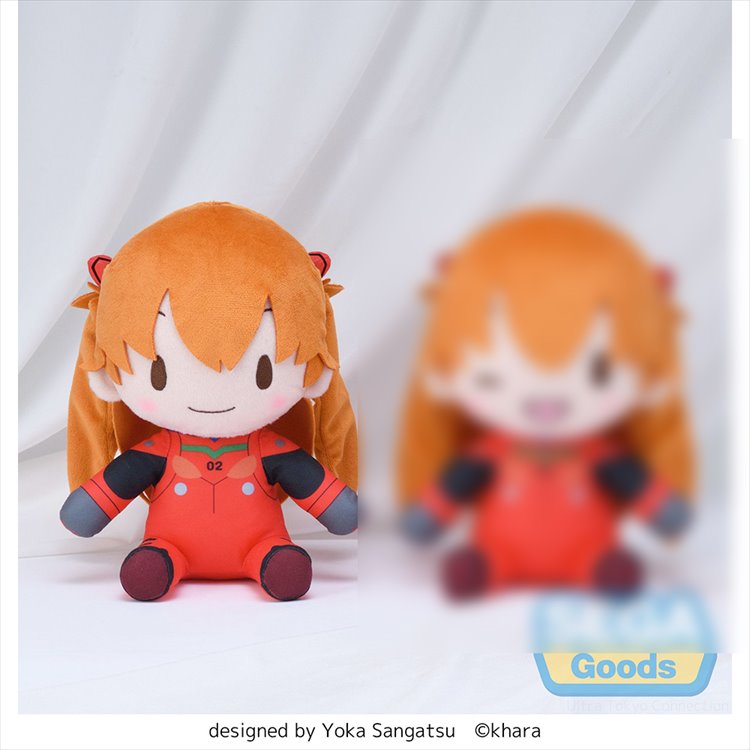 Evangelion - Asuka M Plush Smiling