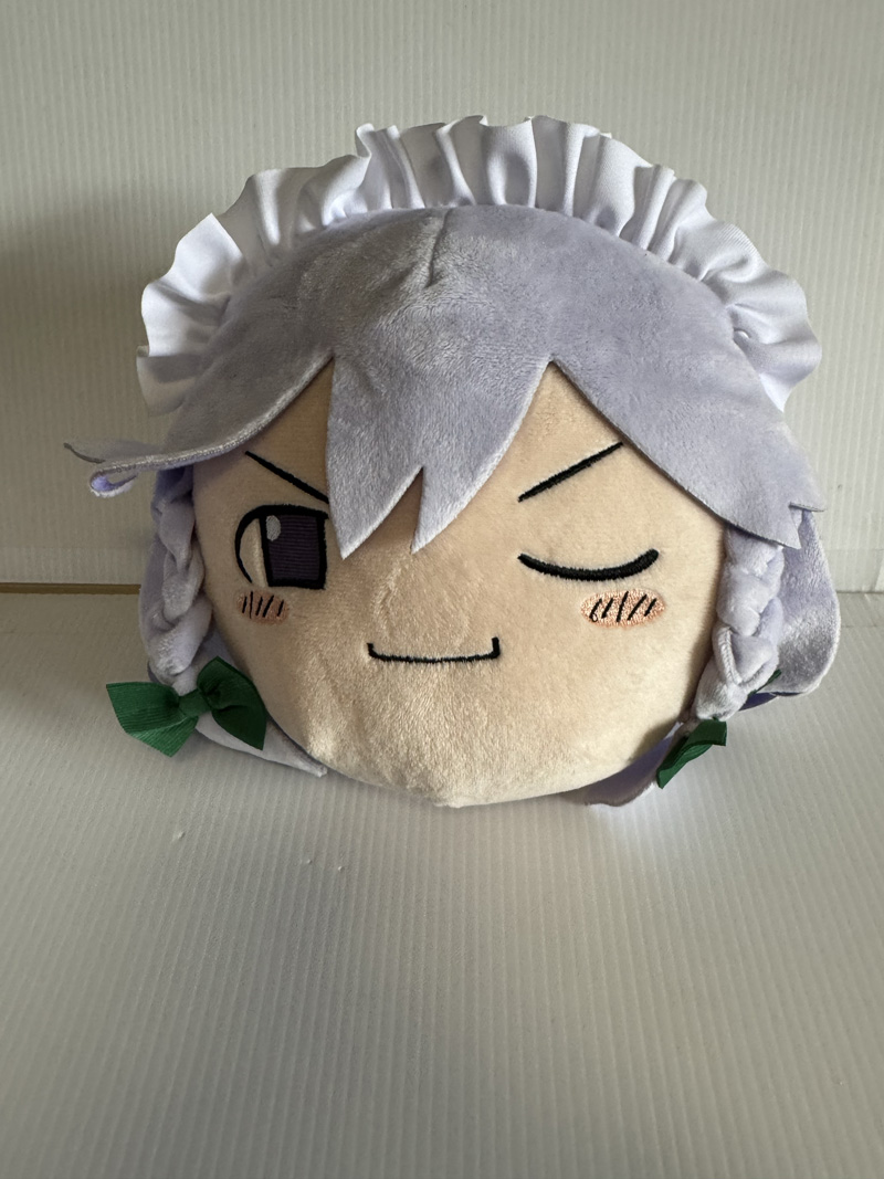 Touhou Project - Sakuya Izayoi 18cm Winking Head Plush Touhou Project - Sakuya Izayoi 18cm Winking Head Plush