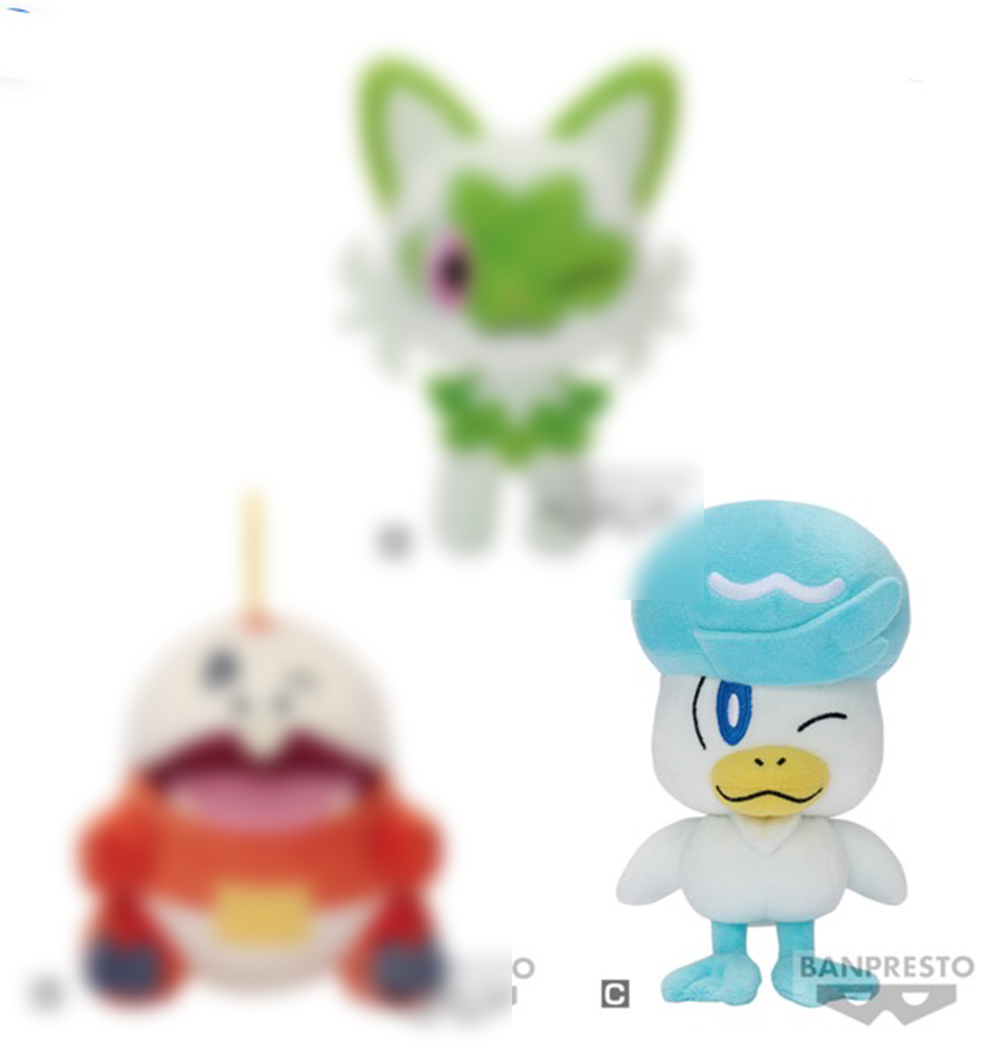Pokemon - Quaxly 14cm Plush Pokemon - Quaxly 14cm Plush