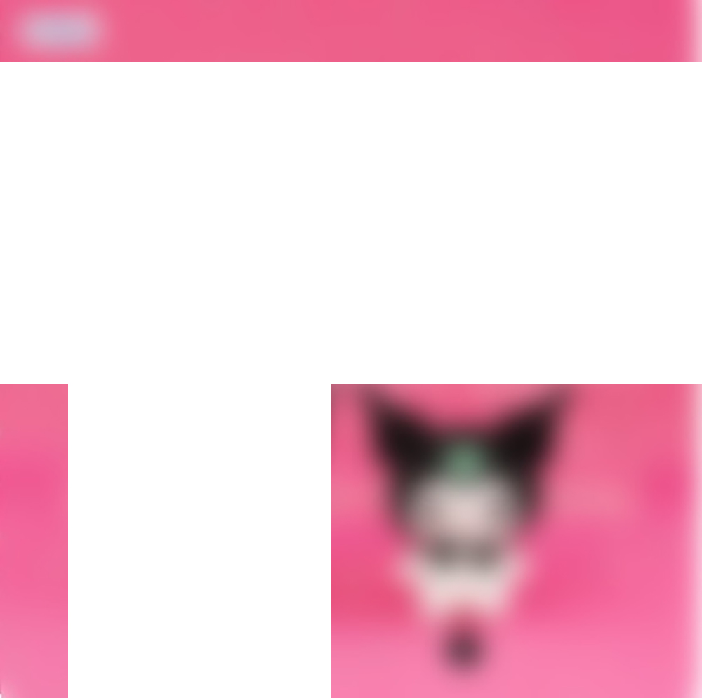 Sanrio - Kuromi 18cm Plush E Sanrio - Kuromi 18cm Plush E