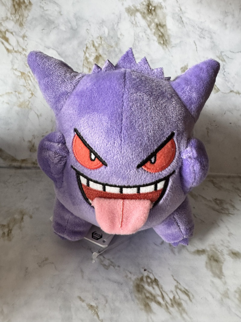Pokemon - Gengar 12cm Tongue Out Plush Pokemon - Gengar 12cm Tongue Out Plush