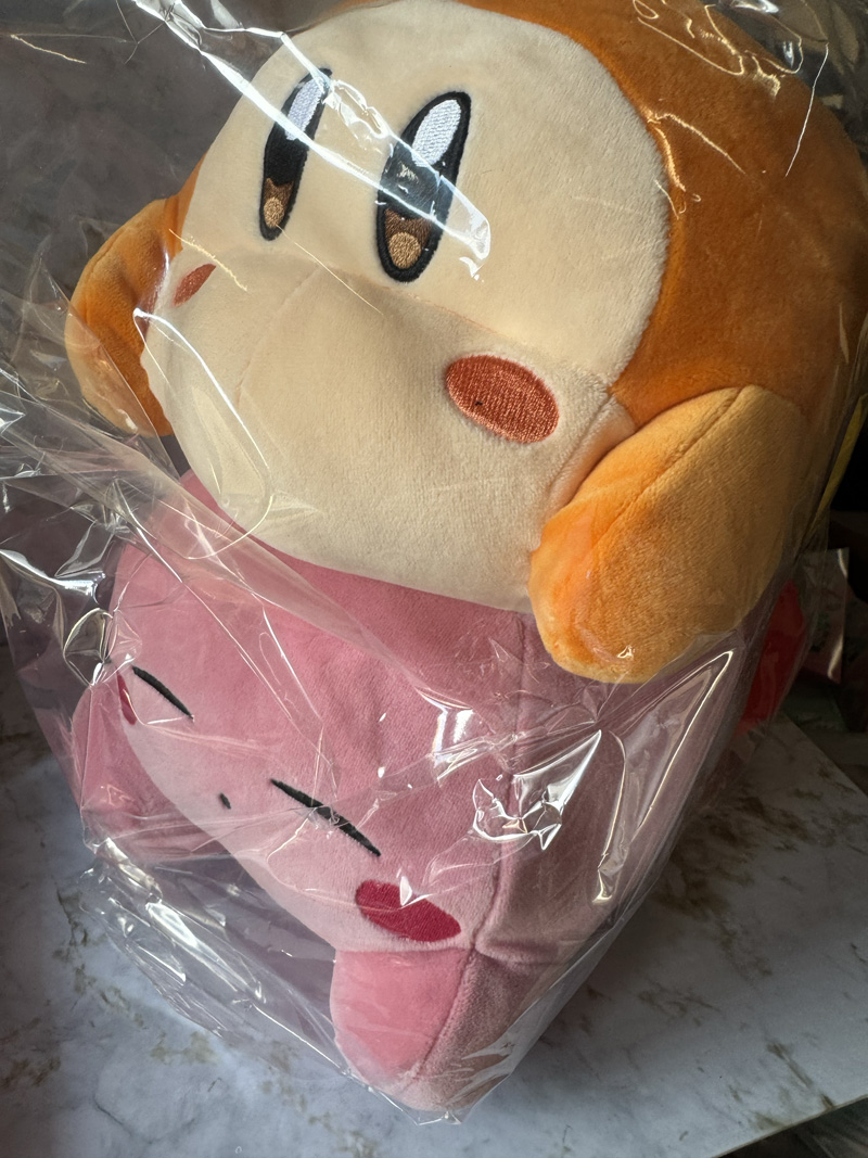 Kirby - Kirby Play with Waddledee Plush Kirby - Kirby Play with Waddledee Plush