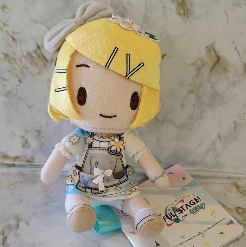 Vocaloid Project SEKAI Colorful Stage - Kagamine Rin 12cm 25-ji, Nightcord de. Insatiable Pale Color Fuwa Petit Mini Plush Vocaloid Project SEKAI Colorful Stage - Kagamine Rin 12cm 25-ji, Nightcord de. Insatiable Pale Color Fuwa Petit Mini Plush